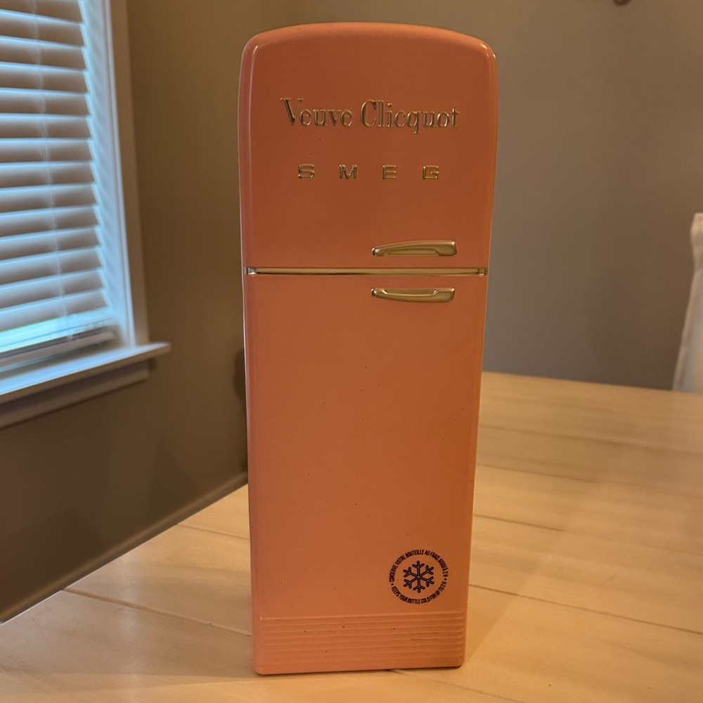 Veuve Clicquot x SMEG Pink Mini Fridge Collectible